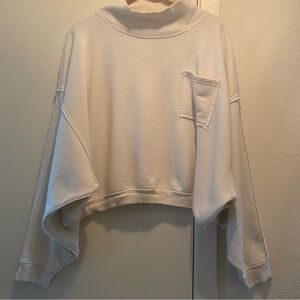 FREE PEOPLE RAE COWLNECK SLOUCHY SWEATSHIRT